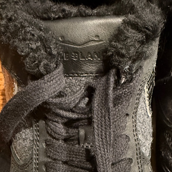 VOILE BLANCHE JULIA FUR SNEAKER BLACK SUEDE size 38 - Picture 13 of 14